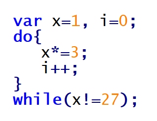 Zdjęcie do pytania: W kodzie JavaScript pętla zostanie wykonana