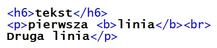 Zdjęcie do pytania: W języku XHTML zapisano fragment kodu, który zawiera błąd walidacji. Na czym polega ten błąd?