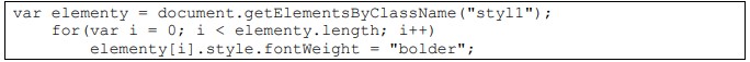 Zdjęcie do pytania: Jaki będzie efekt wykonania przedstawionych instrukcji JavaScript?
