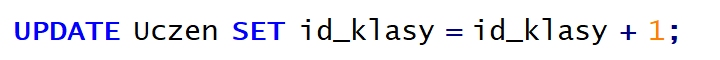 Zdjęcie do pytania: Podane polecenie SQL ma za zadanie