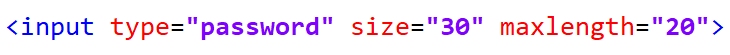 Zdjęcie do pytania: W formularzu HTML zastosowano znacznik <input>. Wyświetlone pole będzie służyło do wprowadzania maksymalnie