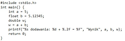 Zdjęcie do pytania: Po wykonaniu przedstawionego kodu zapisanego w języku C++ na ekranie konsoli zostanie wyświetlony tekst: