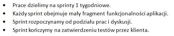 Zdjęcie do pytania: W firmie IT obowiązują przedstawione wytyczne dotyczące zarządzania projektami, Wynika z nich, że firma stosuje model zarządzania