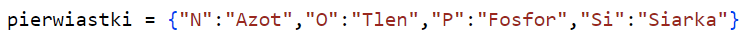 Zdjęcie do pytania: Przedstawiony zapis w języku Python prezentuje: